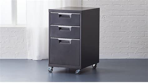 https www.cb2.com small-stainless-steel-file-cabinet s528219|rolling filing cabinets.